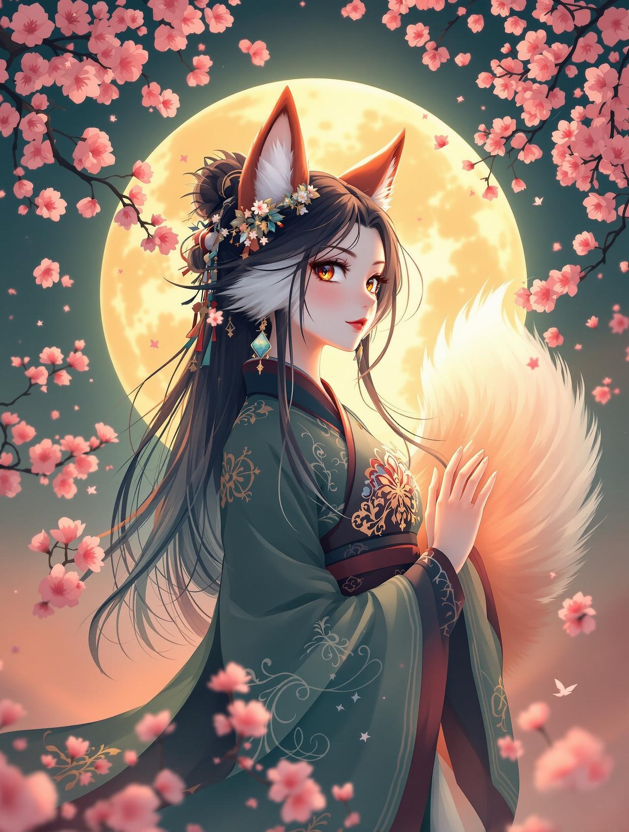 女神漫画作品《妖灵绘卷》封面