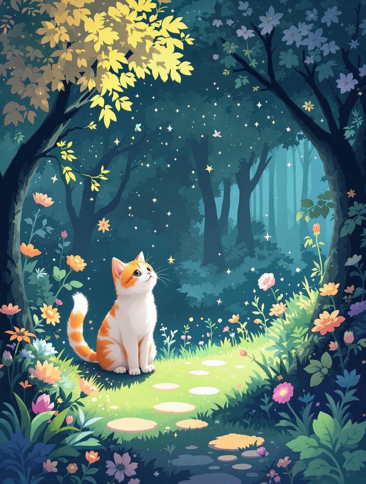 女神漫画作品《猫的报恩录》封面