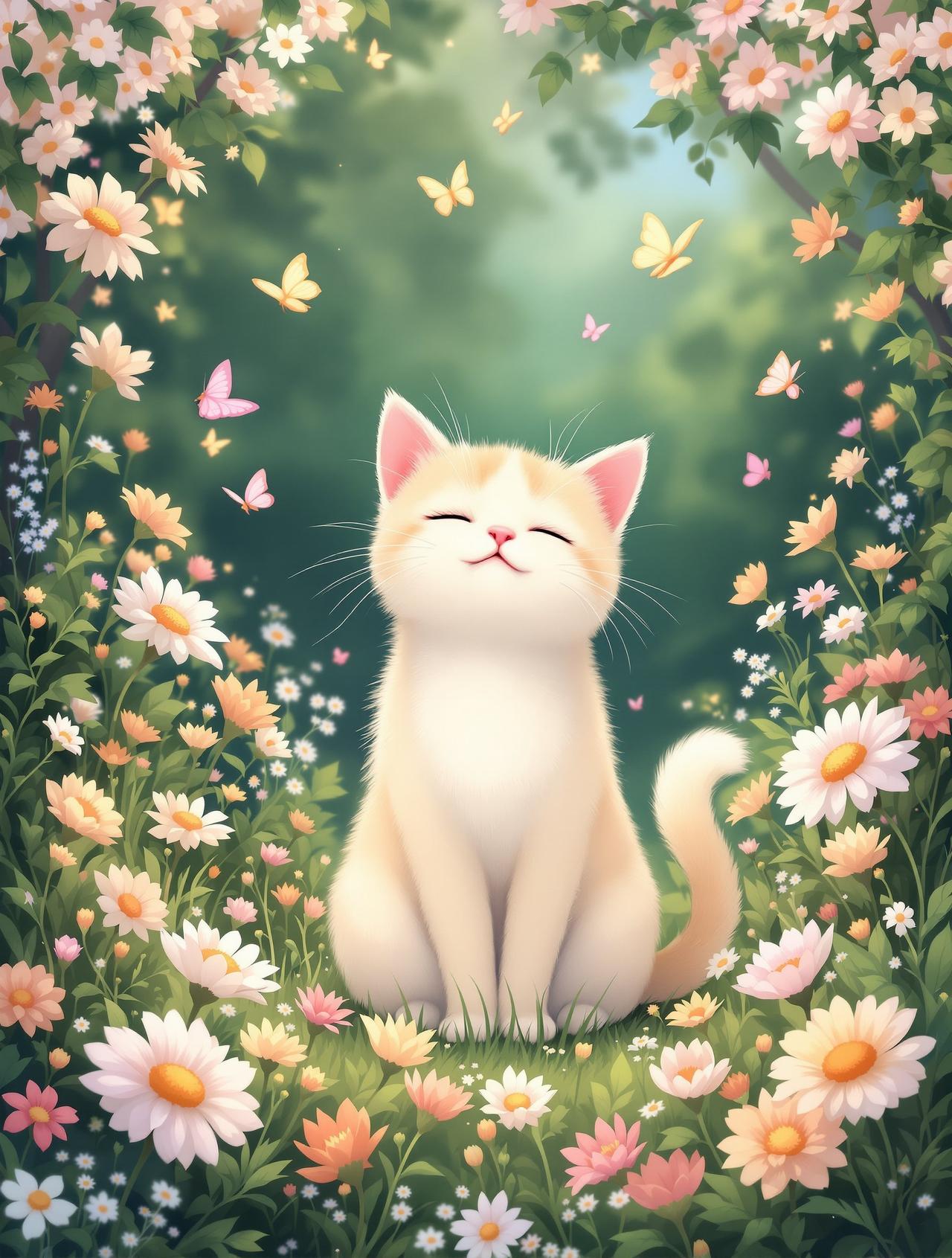 女神漫画作品《猫的报恩录》封面